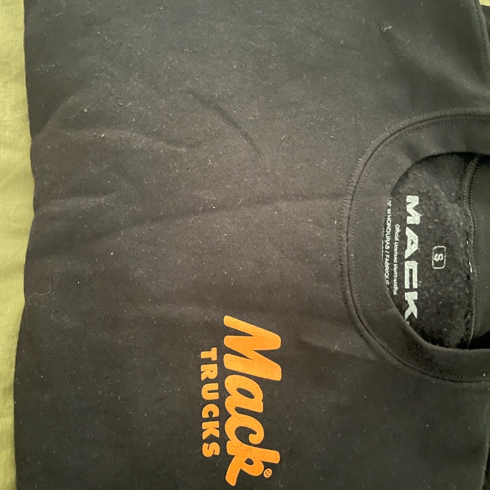 Mack Trucks Women's Black Crew Neck Sweater